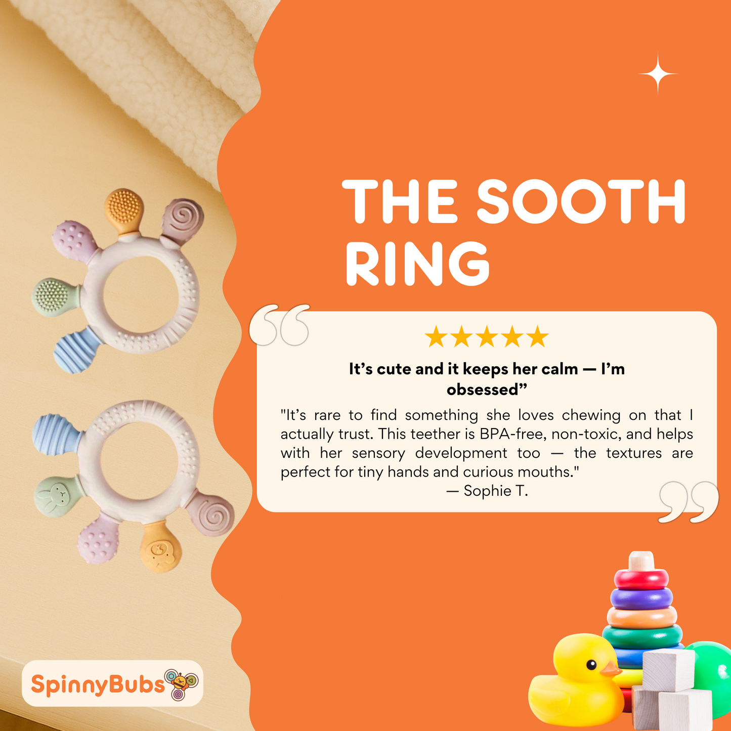 Sensory Teething Soothe Ring